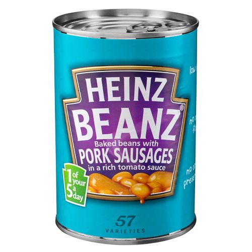 Heinz Baked Beanz with Sausages (415g)