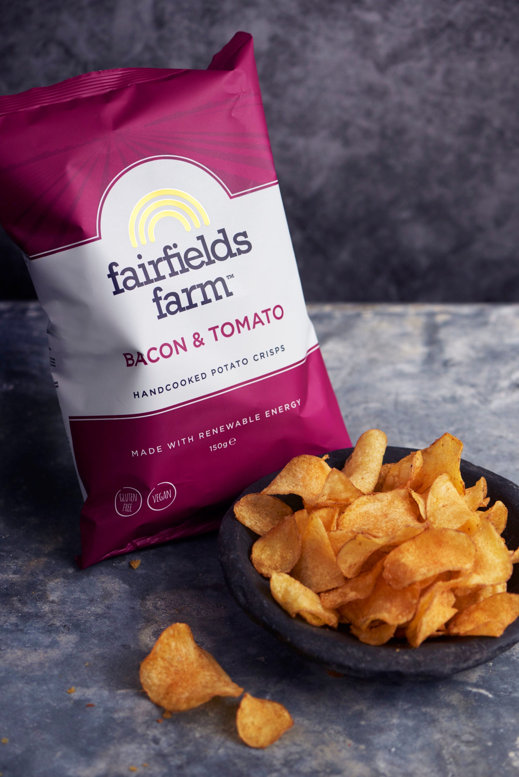 bacon & tomato crisps