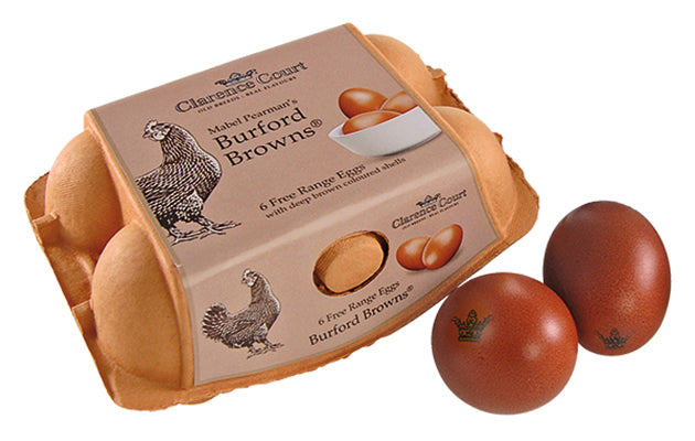 6 x Large Free Range Burford Brown Eggs