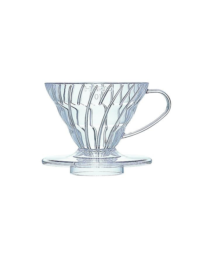 Hario V60 Clear Plastic 02 Coffee Dripper + 40 Filters