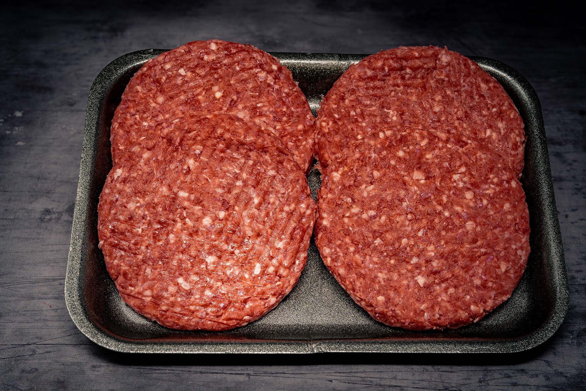 The Classic Hamburger (Four x 125g)
