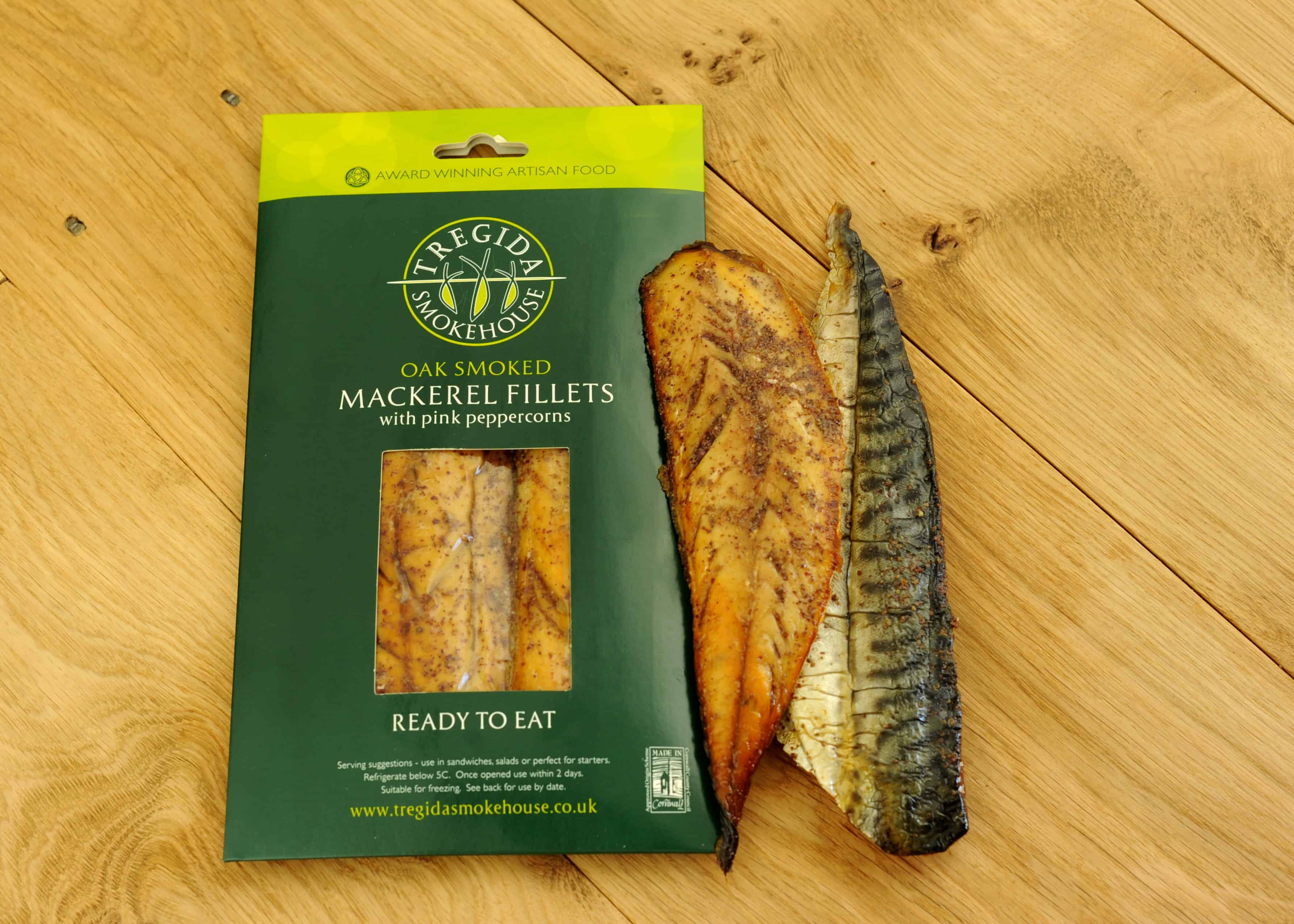 Oak Roasted Peppered Mackerel Fillets