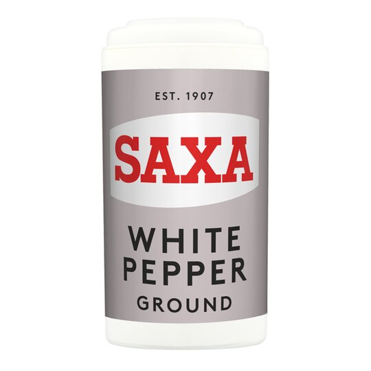 Saxa Ground White Pepper (25g)